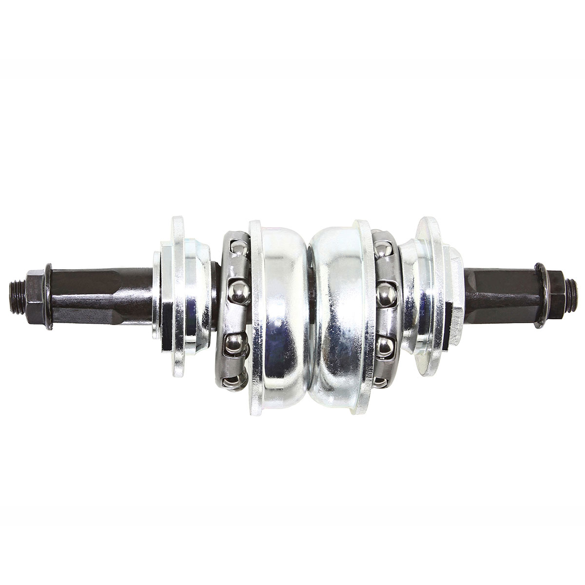 Bottom Bracket Conversion Kit Set 1pc to 3pc Crank 136mm Chrome.